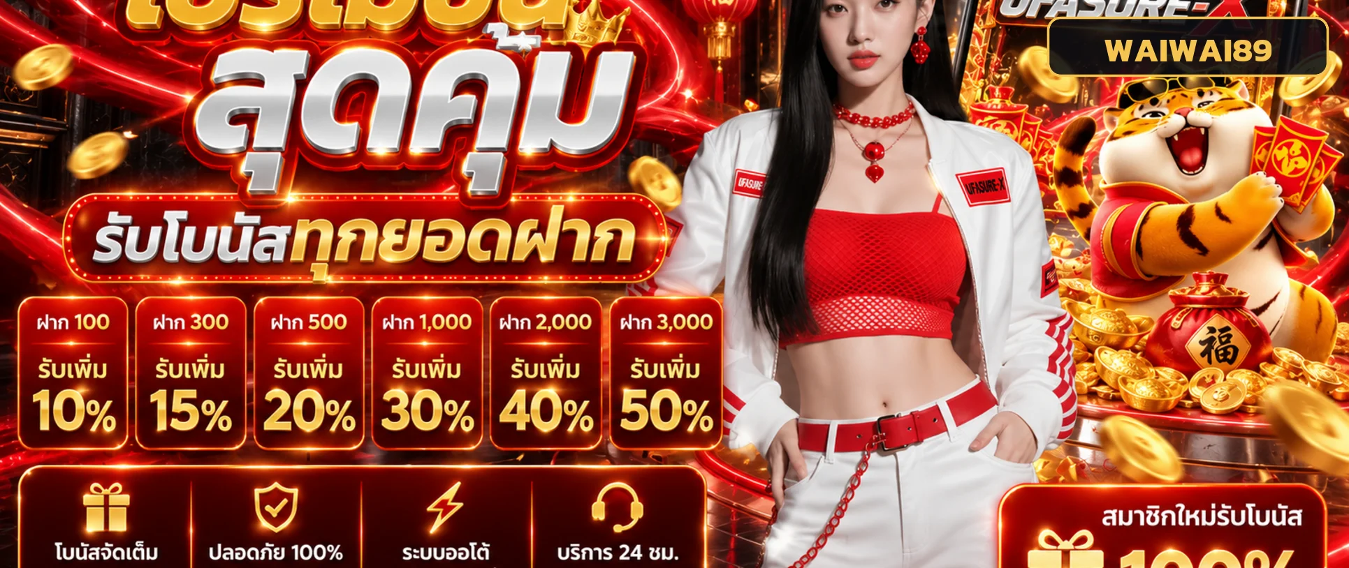 โปรโมชั่นและระบบฝากถอน WAIWAI89